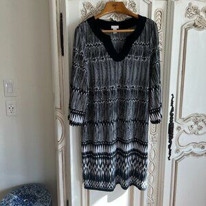 Chico's black white size 3 dress